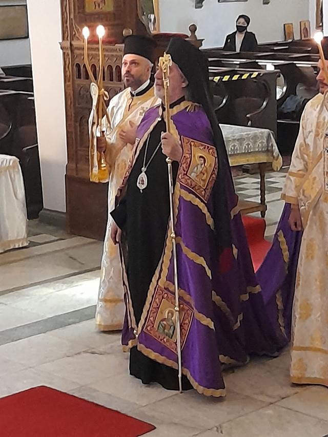 Archbishop Nikitas in Manchester / April 2021